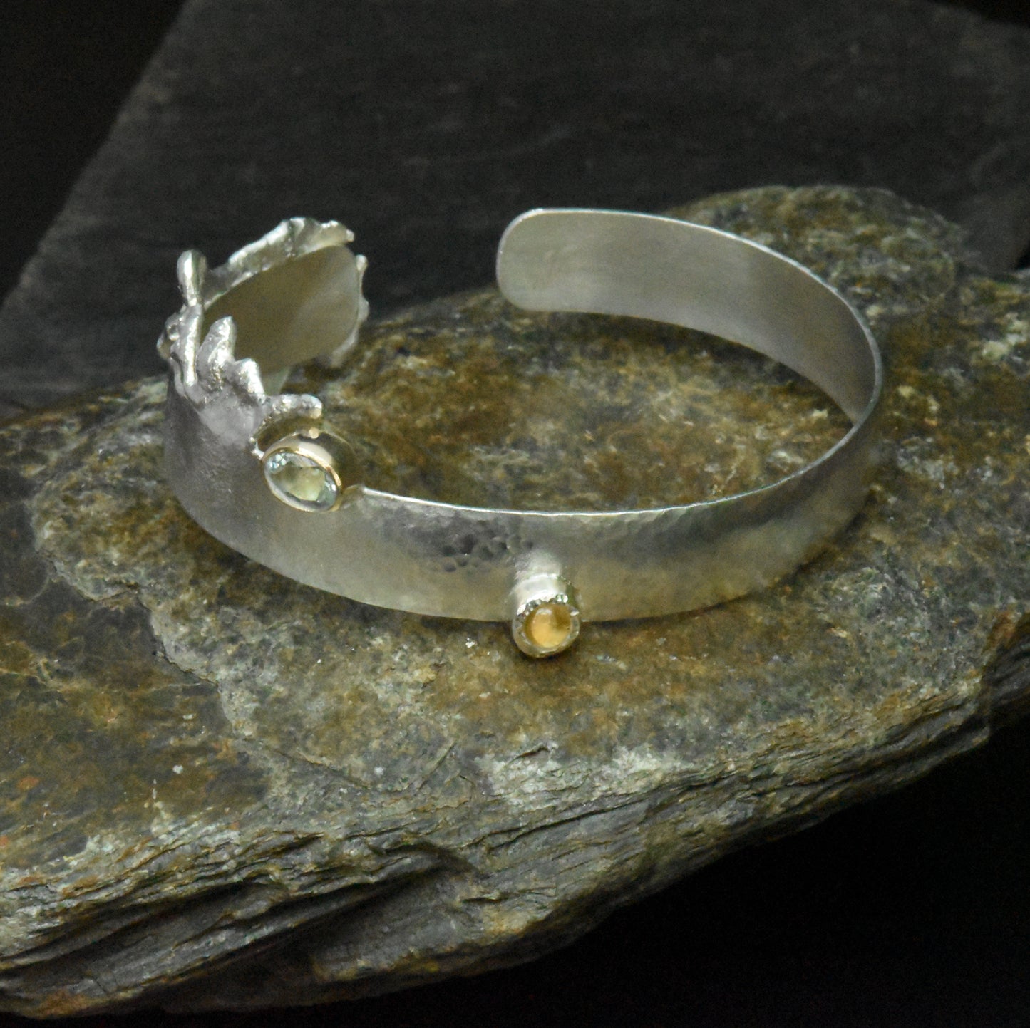 Viriditas Cuff - Exhibited and On Sale at Pyramid Gallery, York