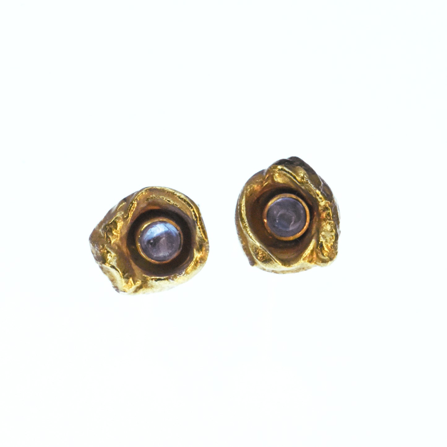 Aura Iolite Studs